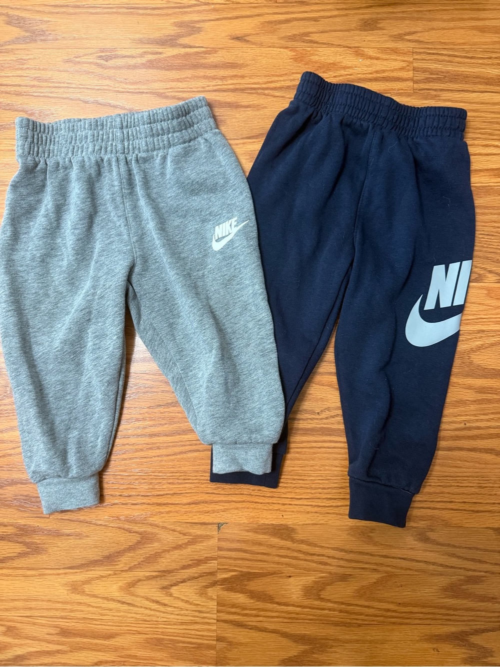 Nike Toddler Sweatpants Set, Gray and Navy blue